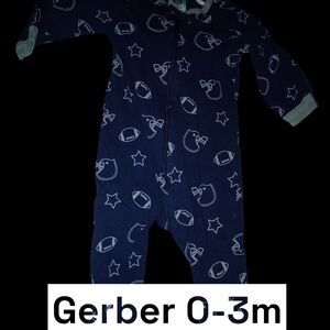 Gerber Navy Blue Baby One Piece